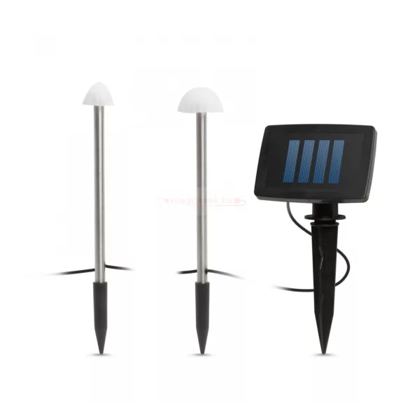 LED-es szolár fényfüzér - 50 db színes LED - 2 funkció - 5+2 m