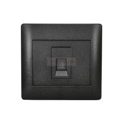 Rhyme egyes telefon aljzat RJ11 Grafit metál