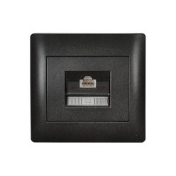 Rhyme egyes számítógép aljzat RJ45 Grafit metál