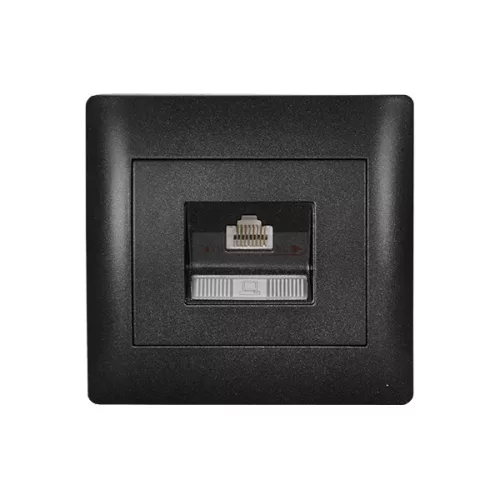 Rhyme egyes számítógép aljzat RJ45 Grafit metál