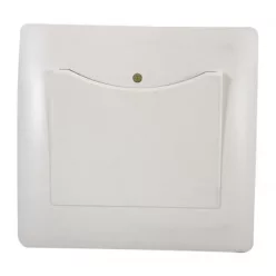 Rhyme kártyaolvasó kapcsoló Fehér metál