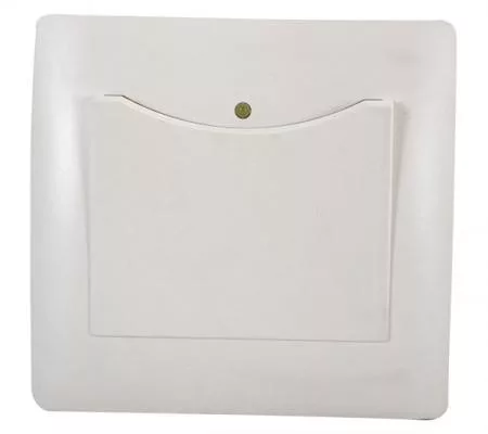 Rhyme kártyaolvasó kapcsoló Fehér metál