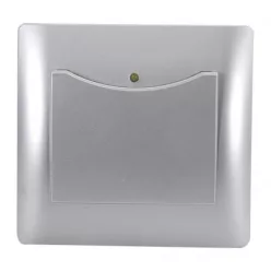 Rhyme kártyaolvasó kapcsoló Szürke metál