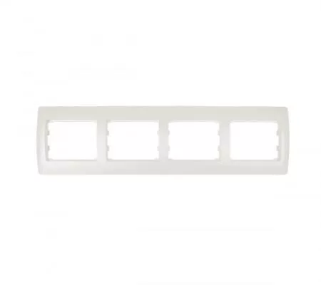 Rhyme vízszintes négyes keret Fehér metál