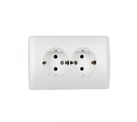 Rhyme dupla dugalj Fehér metál