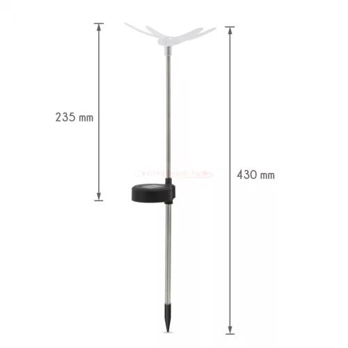 Leszúrható kerti RGB LED szitakötő