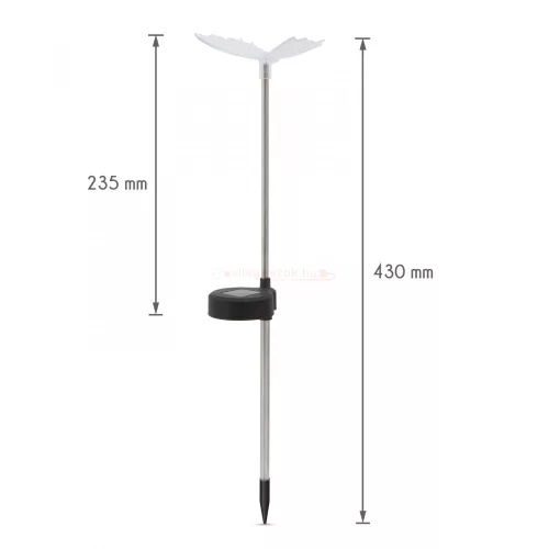 Leszúrható kerti RGB LED pillangó