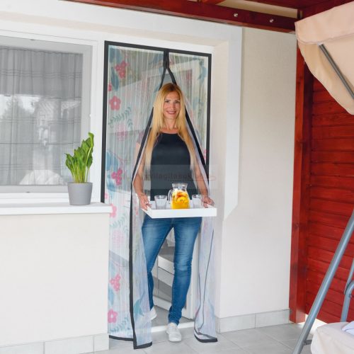 Szúnyogháló függöny ajtóra -mágneses- 100 x 210 cm - madár mintás
