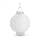 Szolár lampion hidegfehér 21x22cm fehér