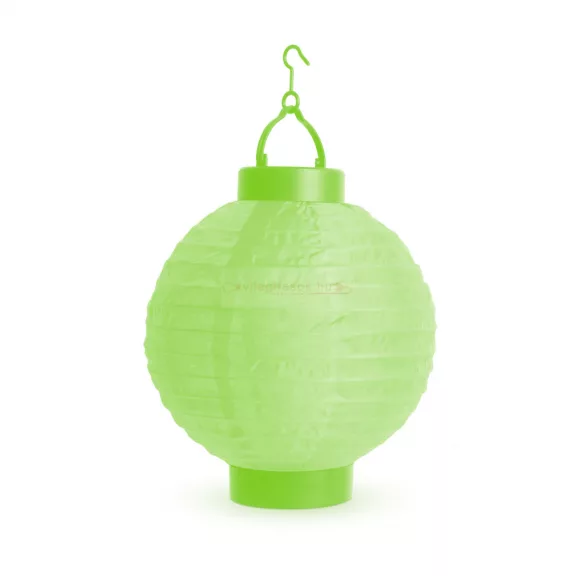 LED-es lampion - 1 LED - Zöld - 2 x AAA