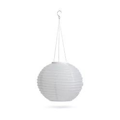 Szolár lampion - fehér - hidegfehér LED - 28 cm