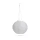 Szolár lampion - fehér - hidegfehér LED - 28 cm