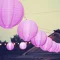 LED-es lampion - 1 LED - magenta - 2 x AAA