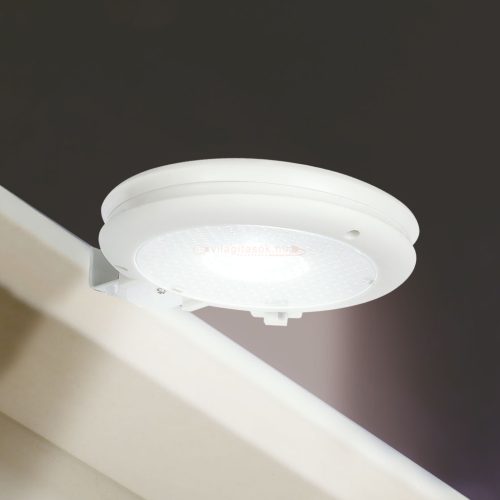 Szolár ereszcsatorna fény - 3 hidegfehér SMD LED - fehér - 11 x 2,6 cm