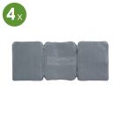 Leszúrható gyepszegély 24,5x10 cm 4db/csom.