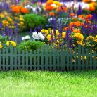 Virágágyás szegély / kerítés-zöld