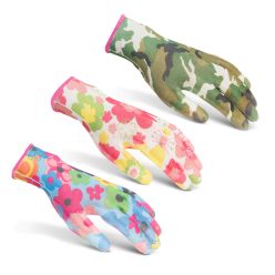 Mintás kerti kesztyű-XS