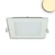 LED panel, 9W, szögletes, káprázás mentes, fehér, melegfehér, dimmelhető