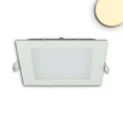 LED panel, 9W, szögletes, káprázás mentes, fehér, természetesfehér, dimmelhető
