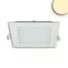 LED panel, 15W, szögletes, káprázás mentes, fehér, melegfehér, dimmelhető