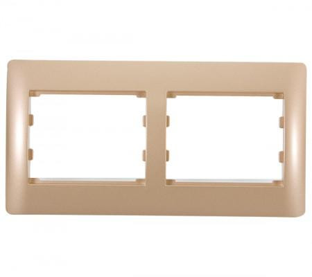 Rhyme vízszintes kettes keret Pezsgő metál