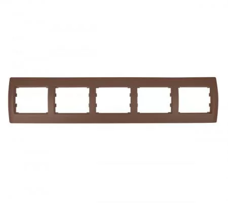 Rhyme vízszintes ötös keret Kávé metál