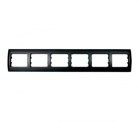 Rhyme vízszintes hatos keret Grafit metál