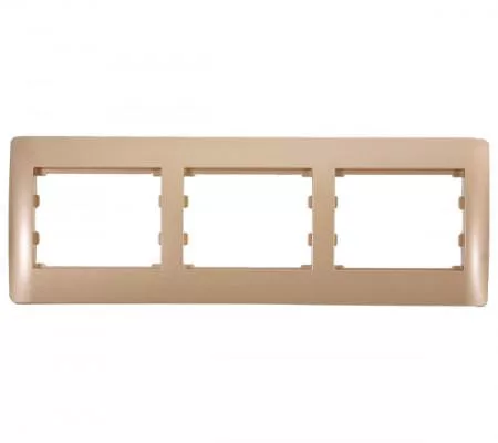 Rhyme vízszintes hármas keret Pezsgő metál