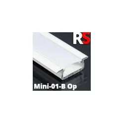 Alumínium profil LED szalaghoz RS mini 01-B opál