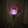 Leszúrható kerti LED tulipánlámpa 30cm