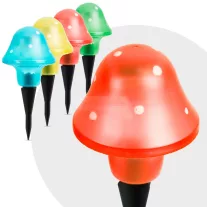 Leszúrható kerti LED gombalámpa 11cm