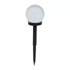 LED-es szolár lámpa - leszúrható - gömb alakú, hidegfehér - Ø10 cm
