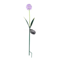   Leszúrható szolár virág - hortenzia - 2 féle - 25 melegfehér LED - 13 x 7 x 65 cm