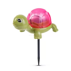   Leszúrható szolár - teknősbéka - hidegfehér LED - 10 x 6 x 15 cm