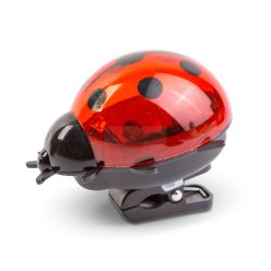   Szolár dekoráció csipesszel - teknős, méhecske, csiga, katica - 10 x 6 x 14 cm - fehér LED