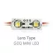 LED modul 0.48 Watt 2x5050 Samsung LED IP68 kék
