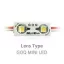 LED modul 0.72 Watt 2x5050 Samsung LED IP68 7500K