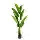 Műnövény dekoráció - banánlevél fa - zöld - 1,6 m