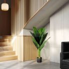 Műnövény dekoráció - colocasia - 1 m