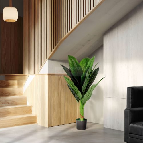 Műnövény dekoráció - colocasia - 1 m