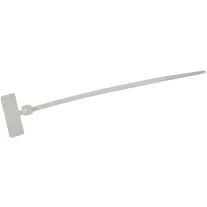 Jelzőcímkés kábelkötegelő 110mm natúr