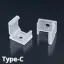 Rögzítő klipsz Type-C alu profilhoz
