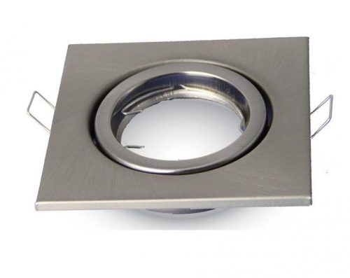 Beépíthető olcsó négyzet alakú spot lámpatest mattkróm