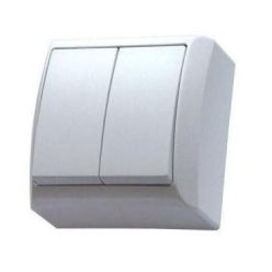 Mini falon kívüli csillárkapcsoló(105) fehér