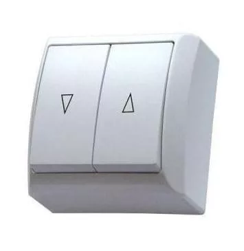 Mini falon kívüli redőnynyomó fehér