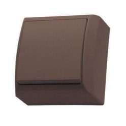 Mini falon kívüli egypólusú kapcsoló(101) barna