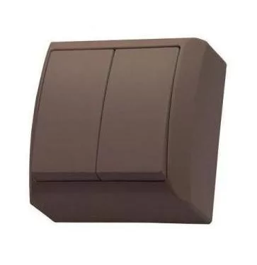 Mini falon kívüli csillárkapcsoló(105) barna