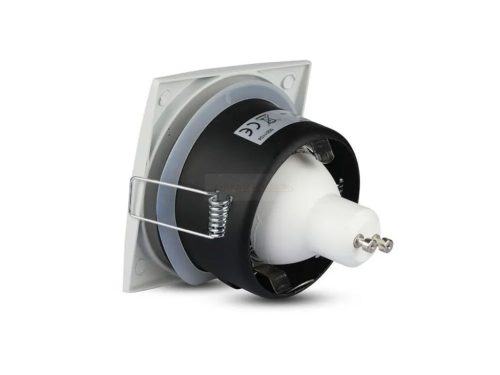 Négyzet alakú spot lámpatest (361), fix, fehér, fürdőszobai