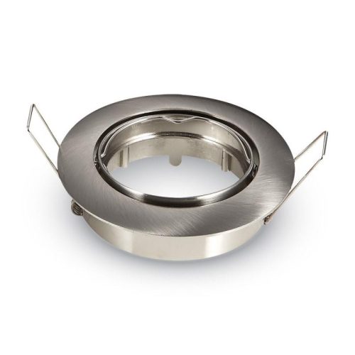 Beépíthető olcsó kör alakú spot lámpatest mattkróm