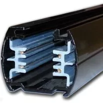 Sínes COB LED lámpához sín 1 méteres 3 fázisú fekete